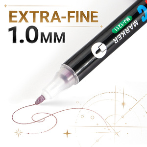 Pennarello Acrilico a Doppia <span class=keywords><strong>Punta</strong></span>, <span class=keywords><strong>Punta</strong></span> Morbida e Fine, 12 Colori per Pittura, Arte Metallica, Graffiti su Roccia, Ceramica, Vetro, Legno, Fai da Te - Product Image 4