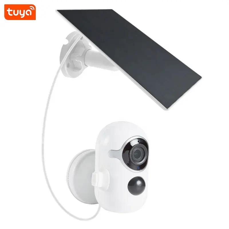 Uzun süre bekleme GÜNEŞ PANELI Powered pil gece görüş 1080P kablosuz güvenlik CCTV 2MP PIR Wifi IP kamera