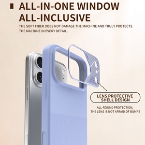 เคสโทรศัพท์ซิลิโคนเหลวลายจุดแบบกำหนดเอง พร้อมแม่เหล็ก สำหรับ iPhone 17 15 16 Pro Max ปุ่ม AI กรอบรูปโลหะ ป้องกันการกระแทก - Product Image 3
