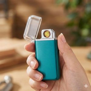 Netherlands in Stock Wholesale Custom Slim Metal USB <b>Lighter</b> Electronic Rechargeable <b>Windproof</b> <b>Lighter</b> 20K 30K 50K Series - Product Image 5