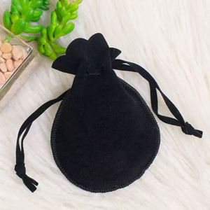 Petites pochettes en flanelle recyclables double face 7*9cm pour bijoux et artisanat avec cordon de serrage – Vente directe fabricant - Product Image 5