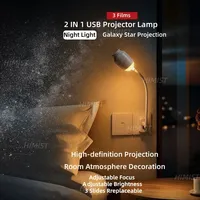 Proyector 12 en 1 con Ajuste de Enfoque, Luz Ambiental USB ABS, Decoración para el Hogar y la Habitación, Lámpara de Proyección Ambiental para Techo