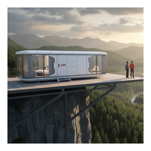 Casa Móvil de Lujo Moderna Tipo Cápsula Espacial para Exteriores, Hotel Resort, Casa Prefabricada para Zona Ecológica - Product Image 1