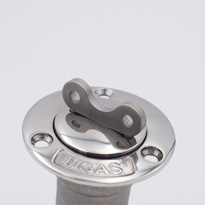 Stainless Steel Fuel Filler Cap 316 Marine Top Cap For <b>Yachts</b> And RVs Water Locking Tank Cover - Product Image 4