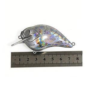 Señuelo flotante de ABS sin pintar Top Right JZ-7364 de 75 mm y 13.8 g para pesca de lubina, cebo duro para bricolaje en agua dulce con estampado dorado - Product Image 3