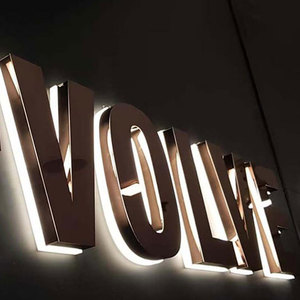 Segno esterno personalizzato Led retroilluminato Logo illuminato segni elettronici per il negozio di pubblicità di illuminazione di <span class=keywords><strong>auto</strong></span> Custom Led lettere - Product Image 1