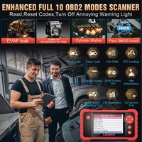 Herramienta de Diagnóstico LAUNCH CRP123 V2.0 Plus Elite para Escanear Todos los Sistemas con 3 Funciones de Reinicio: Servicio de Aceite/Reinicio SAS, Escáner OBD2