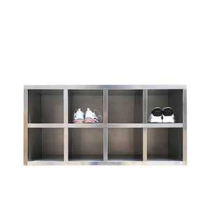 Armario para Zapatos de Acero Inoxidable Crown, con Múltiples Compartimentos, para Vestidores, Almacenamiento, Uso en Laboratorios - Product Image 2