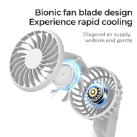 Mini ventilateur d'été portable et rechargeable par USB, petit ventilateur de refroidissement portable et à clipser