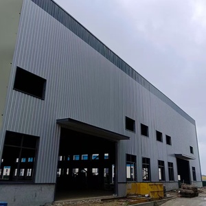 Large Span Prefabricated Steel Structure Building Steel Frame Workshop Warehouse - Product Image 1