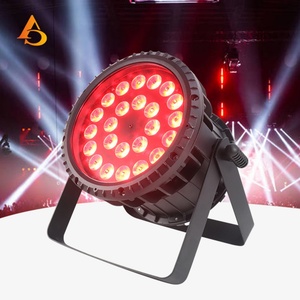 Luz Par LED RGBWA de Alta Calidad, Resistente al Agua, Controlada por DMX, 24 LED de 18W, Iluminación Ascendente - Product Image 1