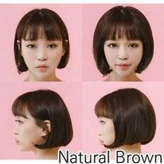 Jhqqr5r3 _ 4b capelli umani naturali castani parrucche Pot-ri Bulom capelli Pong capelli Vet scelta per la qualità e il Comfort - Product Image 1