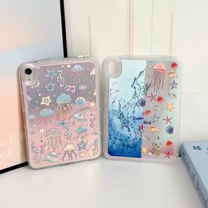 <span class=keywords><strong>Funda</strong></span> Kawaii para <span class=keywords><strong>iPad</strong></span> <span class=keywords><strong>Mini</strong></span> 6 7 A17 8,3 pulgadas <span class=keywords><strong>Mini</strong></span> 4 5 7.9in, <span class=keywords><strong>Funda</strong></span> trasera transparente para <span class=keywords><strong>Apple</strong></span> Tablet 10th 11th A16 2025, fundas blandas - Product Image 2