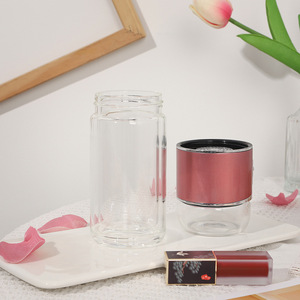 Mini Tea Infuser Cup Double Wall Glass With Filter Portable Travel Office Use - Product Image 2