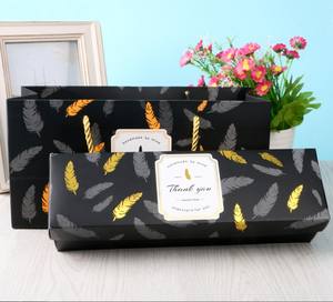 Оптовая продажа на заказ Свадебная вечеринка пользу товары хороший бумажный ящик с ручкой сумка набор для упаковки шоколадных конфет сладкий еда печенья - Product Image 2