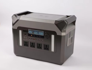 Centrale solaire de grande capacité 2000W AC/DC fabriquée en Chine avec batterie lithium-ion, onduleur à onde sinusoïdale pure et chargement sans fil Type C - Product Image 5