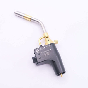 Cabezal de soplete de propano Antorcha de gas Mapp portátil de acero inoxidable con autoencendido y sopletes de soldadura de llama de propano - Product Image 5