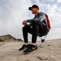 Mini tabouret pliant compact de qualité supérieure, pivotant à 360°, en tissu Oxford, pour la pêche, le camping et l'intérieur