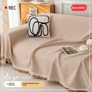 <span class=keywords><strong>Housse</strong></span> de canapé en polyester 100% imperméable de style nordique moderne, couverture complète, quatre saisons, motif végétal universel, marque Diai - Product Image 2