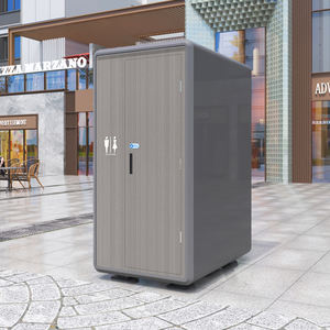 Baño Portátil Resistente con Lavabo Integrado y Sistema de Plomería Preinstalado Completo para Obras de Construcción y Grandes Eventos - Product Image 4