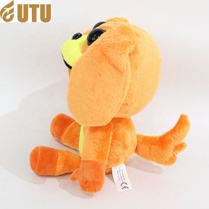 Peluche animalière FYQC Scary Smile avec chien orange et grande bouche - Remplissage en coton PP - Product Image 3