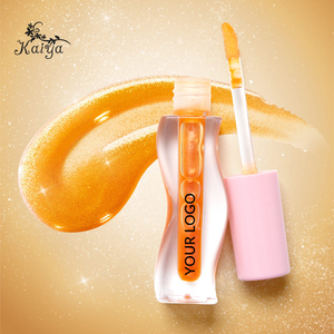 Logotipo personalizado labios regordetes cosmético vegano Ultra humedad claro nutre el tratamiento de labios brillante calmar la sequedad brillo miel aceite de labios - Product Image 5