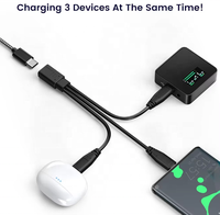 Câble d'extension USB-C femelle vers mâle à 3/4/6 ports, câble répartiteur USB-C, cordon de chargeur multi-hub pour appareils USB-C et Micro USB