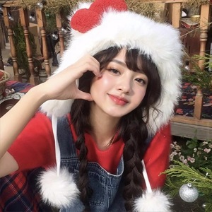 Sombrero de invierno personalizado al por mayor grueso cálido oso de peluche gatito sombrero con orejas niña protección para los oídos lindo gorro de felpa - Product Image 4