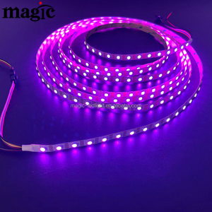 60 LED/M 12V sao lưu dữ liệu IC địa chỉ SPI đuổi theo ma thuật RGB + ấm trắng SMD5050 pixel ánh sáng DC12V cs8812 RGBW LED <span class=keywords><strong>Strip</strong></span> - Product Image 6