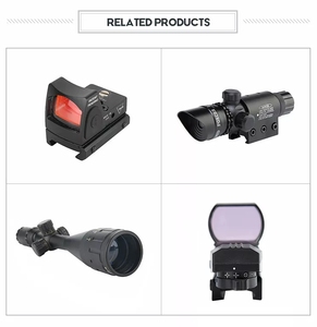 Mirino Ottico Tattico Red Dot 1x20mm in Lega di Alluminio Nero con Luminosità Regolabile - Product Image 5