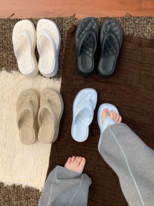 <span class=keywords><strong>Alpargatas</strong></span> de cuña a la moda con tiras en la puntera para mujer, sandalias de verano para exteriores, zapatos de playa plateados, <span class=keywords><strong>chanclas</strong></span> únicas - Product Image 4