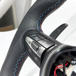 Housse de <span class=keywords><strong>volant</strong></span> universelle en cuir et silicone avec fibre de carbone pour <span class=keywords><strong>BMW</strong></span> Série 1 F10 E85 X3 Z4 etc. 15 - Product Image 5