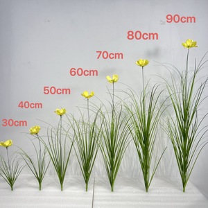 Fiori Artificiali Cosmos <span class=keywords><strong>in</strong></span> Stile Country, Bouquet Floreale Finto con Foglie per Decorazione Domestica, Sfondo per Parete e Vaso - Product Image 6