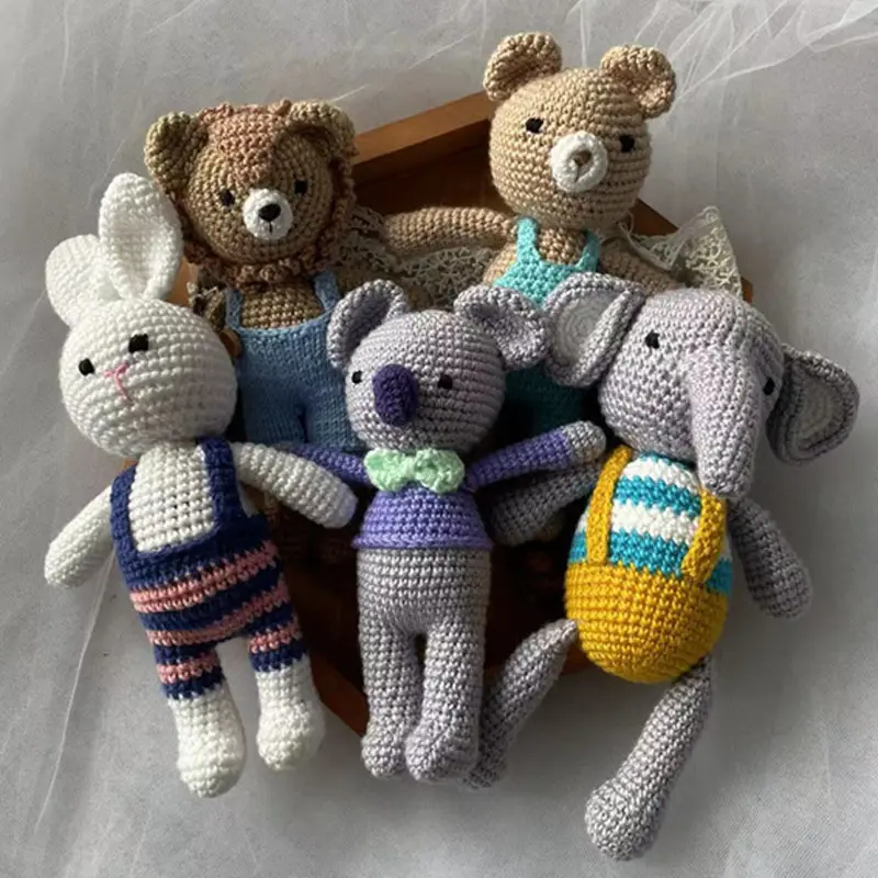 2022 Benutzer definierte umwelt freundliche handgemachte gestrickte Kuscheltiere Puppen Großhandel Schöne weiche Baumwolle Amigurumi Häkel spielzeug