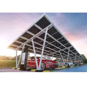 Kseng 10KW Light weight aluminum pv carport systems diy solar carports for car parking