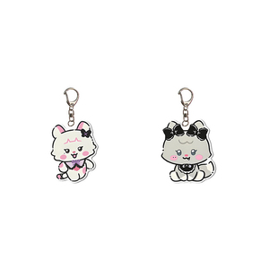 Porte-clés pendentif en acrylique imprimé UV double face avec motif de dessin animé, souvenir tendance - Product Image 4