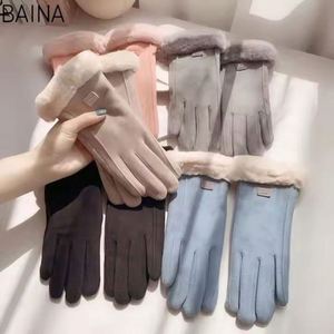Gants d'hiver chauds et mignons pour femmes, épais, coupe-vent, compatibles écran tactile, vente en gros - Product Image 2