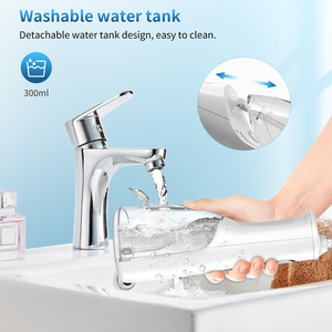 <span class=keywords><strong>Hydropulseur</strong></span> <span class=keywords><strong>dentaire</strong></span> sans fil rechargeable OEM avec réservoir amovible, irrigateur buccal portable - Product Image 2