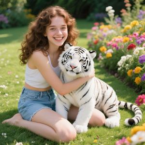 Peluche de Tigre Blanco de Diseño Personalizado, Fabricantes OEM, Animales de Peluche Personalizados - Product Image 1