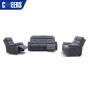 <span class=keywords><strong>Silla</strong></span> <span class=keywords><strong>Reclinable</strong></span> Manual de Alta Gama con Respaldo Alto y Reposabrazos Anchos, en Tela <span class=keywords><strong>Gris</strong></span> Moderna, Venta al Por Mayor de Fábrica MANWAH CHEERS - Product Image 5