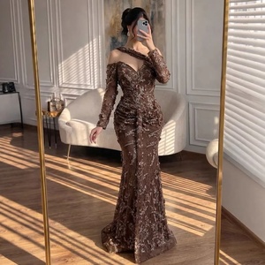 Vestido <span class=keywords><strong>de</strong></span> Noche Sirena con Encaje Floral 3D Verde Salvia 2026, Elegante Vestido <span class=keywords><strong>de</strong></span> <span class=keywords><strong>Fiesta</strong></span> <span class=keywords><strong>de</strong></span> Boda <span class=keywords><strong>para</strong></span> Mujer - Product Image 3