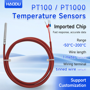 Capteurs de température industriels personnalisés 3 fils 4 fils Thermocouple RTD PT100 - Product Image 2