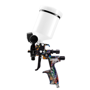 <span class=keywords><strong>Pistolet</strong></span> à <span class=keywords><strong>peinture</strong></span> pneumatique 5800, version en conserve de 600 ml avec lampe de pulvérisation pour la <span class=keywords><strong>peinture</strong></span> intérieure des voitures - Product Image 1
