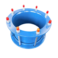 Raccord flexible universel en fonte ductile (DCI) de haute qualité-Alimentation manuelle, DN50-DN2000, PN10/16/25, pour tuyaux PE/DI/PVC