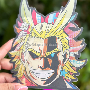 Lentikular <span class=keywords><strong>Motion</strong></span> Sticker Anime Peeker | Hochwertige holo graphische 3D <span class=keywords><strong>Motion</strong></span> Peeker Auto Aufkleber - Product Image 5