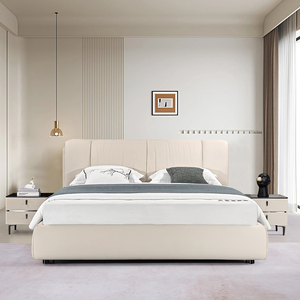 Cama de Lujo de Estilo Europeo Moderno, Estructura de Cama King, Queen, Full Size, Muebles Personalizables, Estructura de Cama, Sofá Cama - Product Image 1