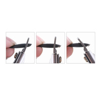 Coupe-ongles professionnel manucure colorée U Word Edge Cutters Type spécial faux conseils