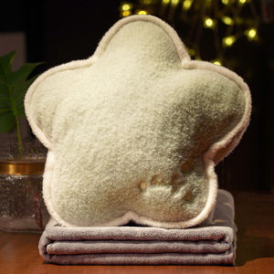 Almofada para cadeira, colcha de escritório com dupla uso, cobertor, almofada de sofá - Product Image 5