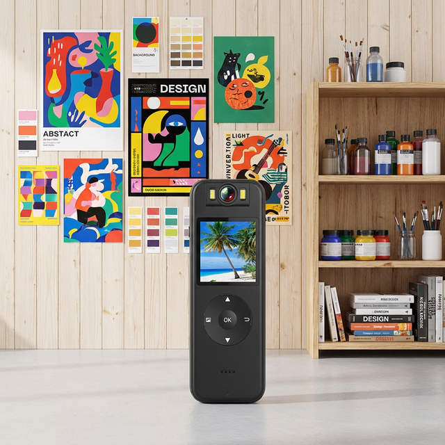 Mini Body Camera 2025 New 4G WiFi GPS Live Stream Camera with MicroSD & Infrared Night Vision