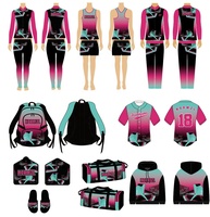Ensemble complet de tenue d'entraînement de cheerleading pour équipes universitaires : Sweat à capuche, legging, sac de cheerleading, nœud, pantoufles et maillot